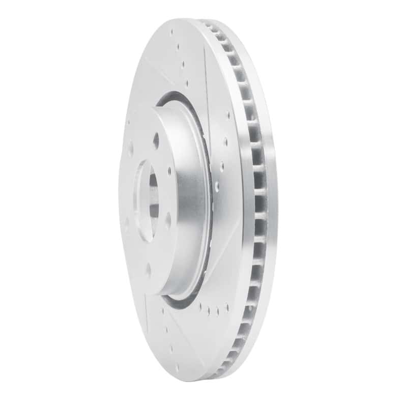 R1 Concepts — R1 16-25 Mazda 6 Front Right Drilled & Slotted Silver Brake Rotor
R1 Brake Rotor Drill - view 2