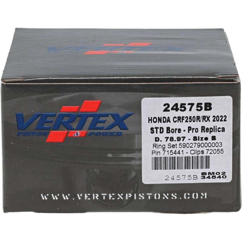 Vertex Pistons — Vertex Piston 22-24 Honda CRF 250 R 250cc Forged Replica Piston Kit - view 4