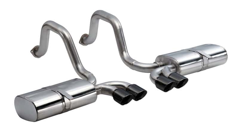 CORSA Performance — Corsa 1997-2004 Chevrolet Corvette C5 Z06 5.7L V8 Black Sport Axle-Back Exhaust
Exhaust - view 5
