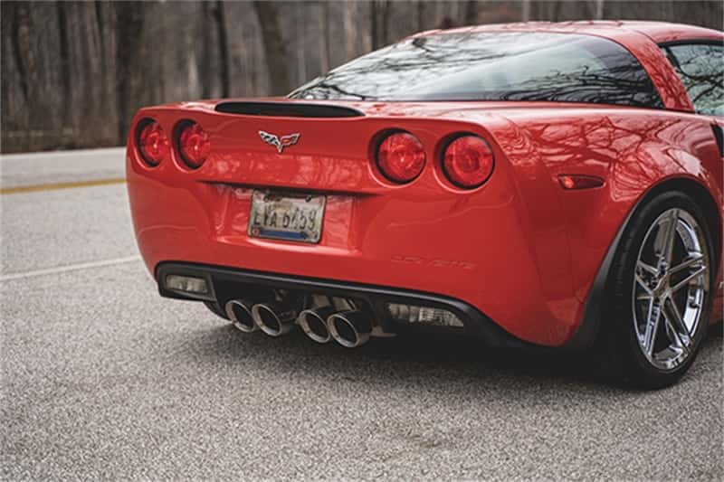 CORSA Performance — Corsa 06-13 Chevy Corvette C6 Z06 7.0L / 09-13 ZR1 6.2L Polished Axle-Back Exhaust w/4.5in Twin Tips
Exhaust - view 4