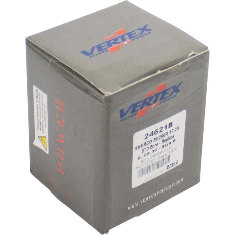 Vertex Pistons — Vertex Piston 17-24 Sherco SE-R 250 250cc Cast Replica Piston Kit - view 6