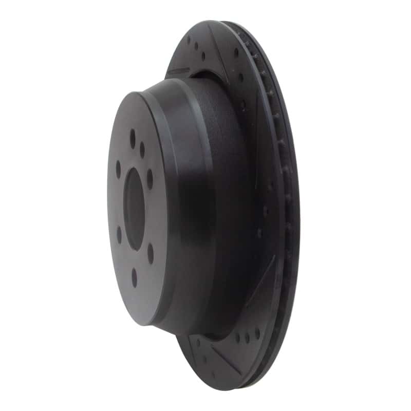 R1 Concepts — R1 15-20 Chevrolet Colorado Rear Right Drilled & Slotted Black Brake Rotor
R1 Brake Rotor Drill - view 2