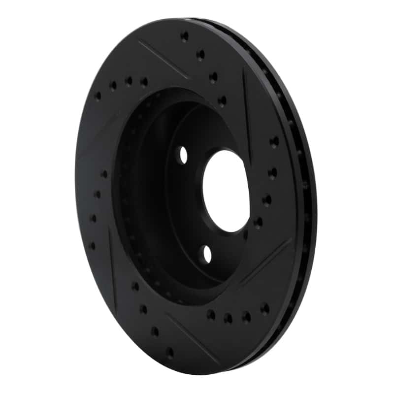 R1 Concepts — R1 90-93 Mazda Miata Front Left Drilled & Slotted Black Brake Rotor
R1 Brake Rotor Drill - view 4