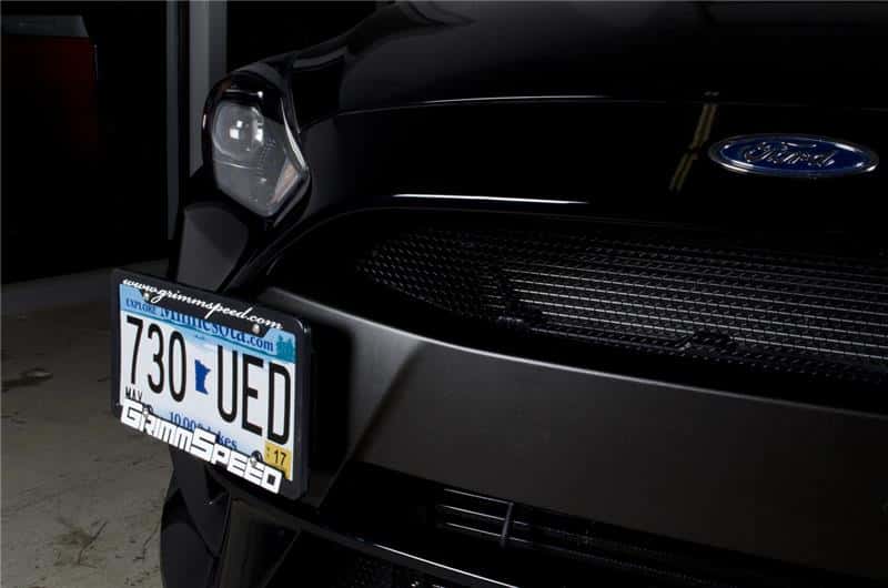 GrimmSpeed — GrimmSpeed 2016+ Ford Focus RS License Plate Relocation Kit - view 9