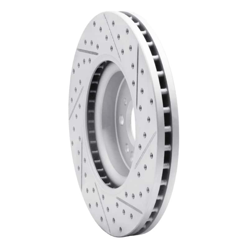 R1 Concepts — R1 06-12 Mercedes-Benz R320 Front Left Drilled & Slotted Geo-Carbon Rotor - view 4