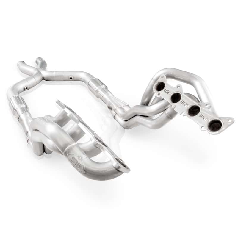 Stainless Works — Stainless Works 2011-14 Mustang GT Headers 1-7/8in Primaries High-Flow Cats 3in X-Pipe
Exhaust System - view 1