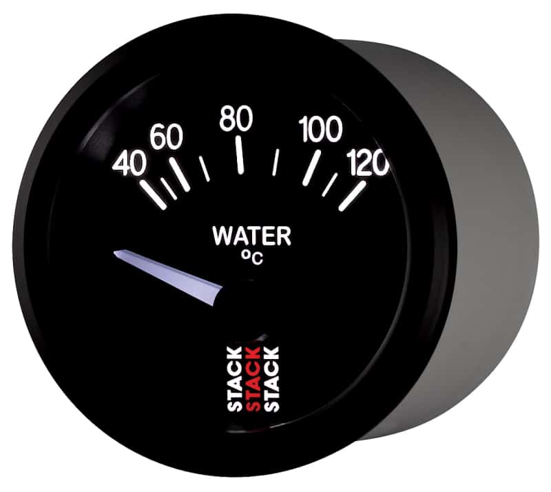 AutoMeter — Autometer 52mm Stack Instruments 40-120 Degree C Electric Water Temperature Gauge - Black
Ga WTmp Elec Bk 120C - view 3