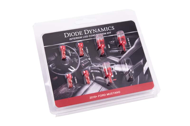Diode Dynamics — Diode Dynamics 18-19 Mustang Stage 1 Mustang Interior LED Light Kit - Red - view 1
