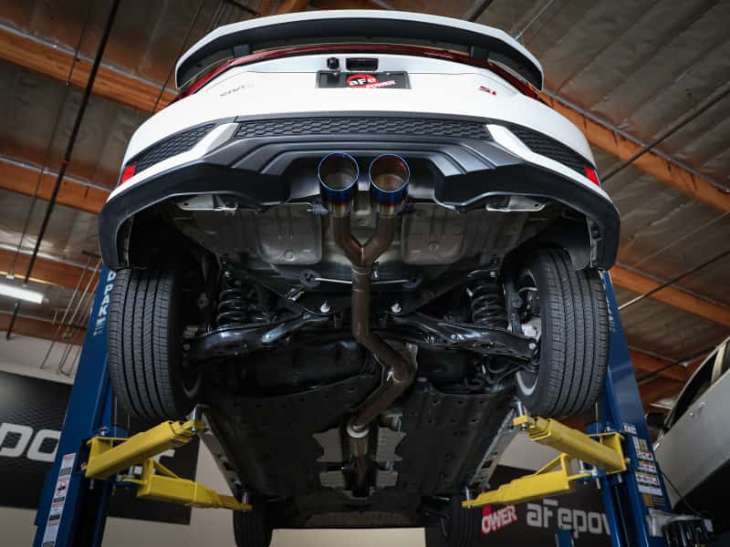 aFe — aFe Takeda 2.5in 304SS Cat-Back Exhaust System 17-20 Honda Civic SI Coupe L4-1.5L (t) - BL Flame Tip
Cat-Back Exhaust - view 6