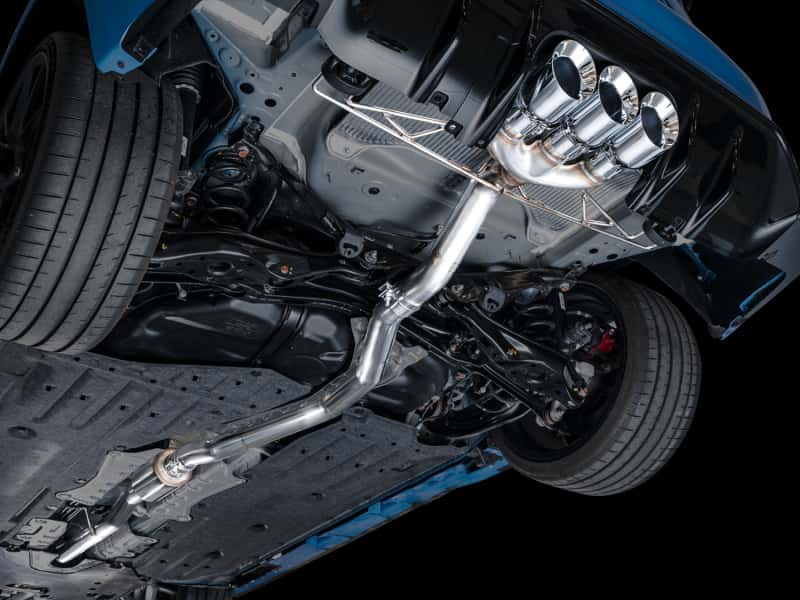 AWE Tuning — AWE Tuning 2023 Honda Civic Type R FL5 Track Edition Exhaust w/ Triple Chrome Silver Tips
Track Exhaust - view 11