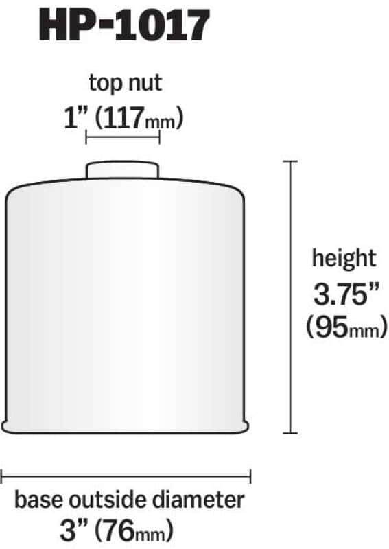 K&N Engineering — K&N 3.74inch / 2.98 OD Performance Gold Oil Filter - view 16