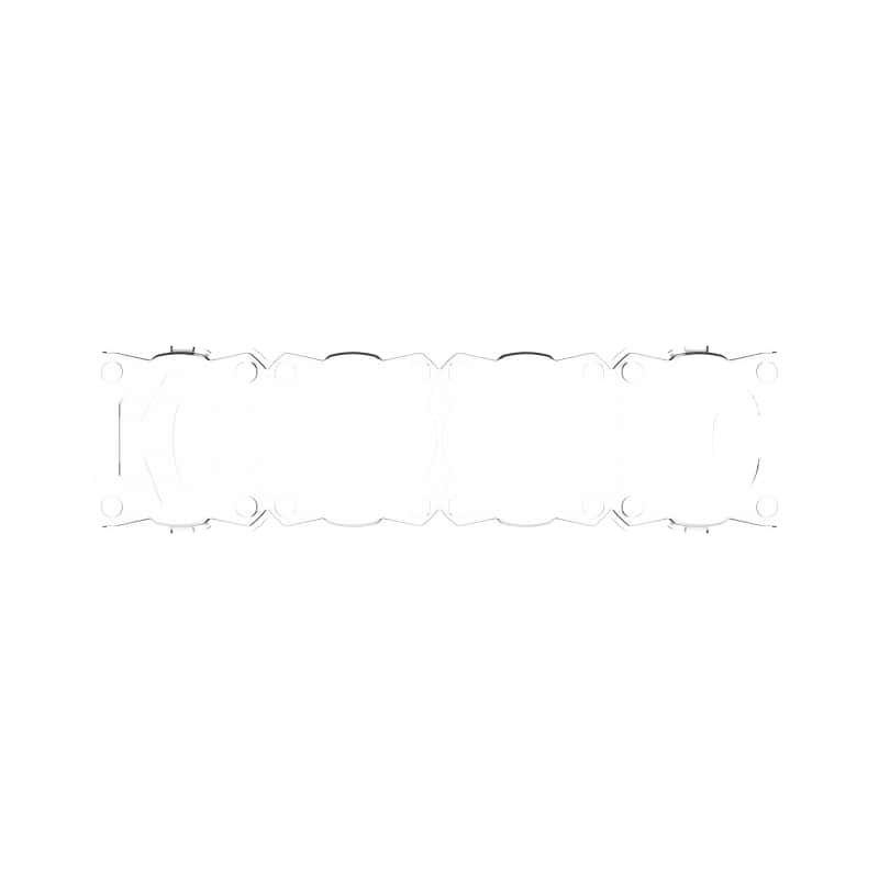 KC HiLiTES — KC HiLiTES FLEX ERA LED Light Bar 10in. Light Shield - Clear (SHIELD ONLY) - view 2