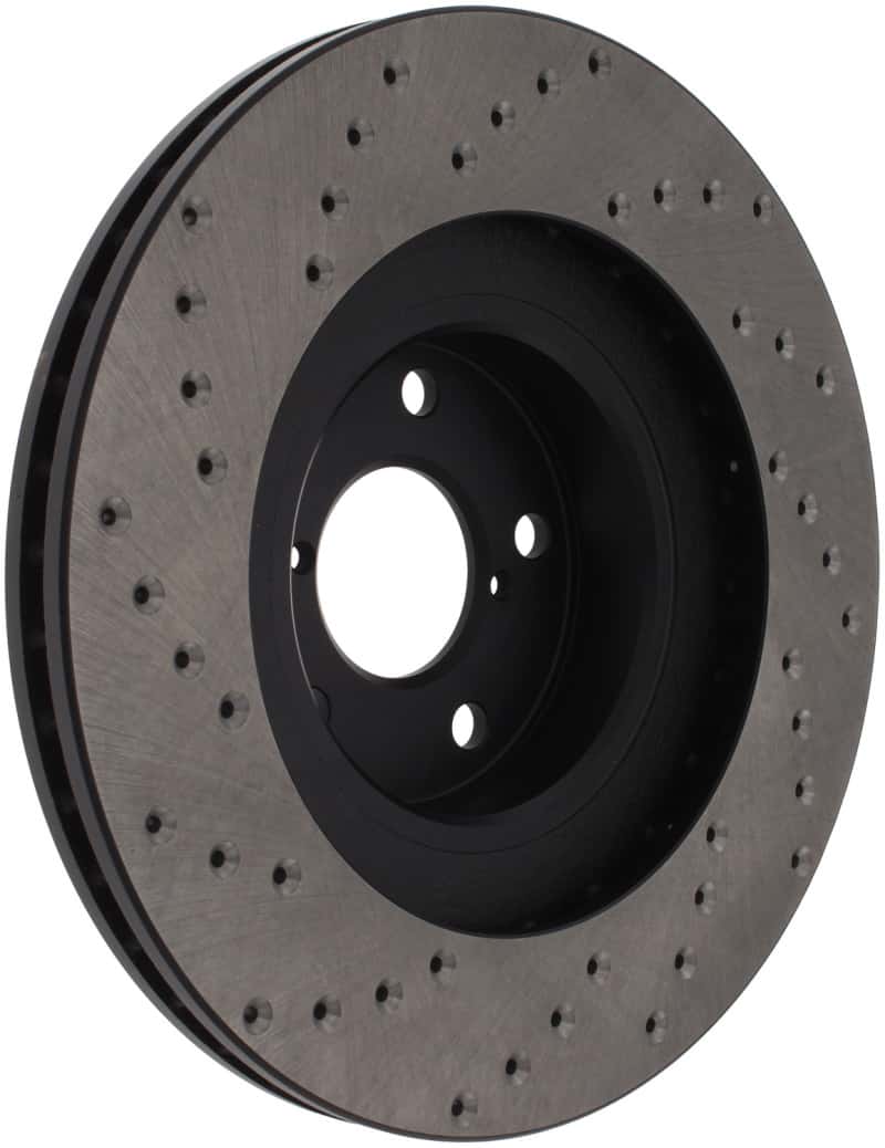 Stoptech — StopTech 02-10 WRX Drilled Right Front Rotor
Cross Drilled Rotor
Disc Brake Rotor - view 1