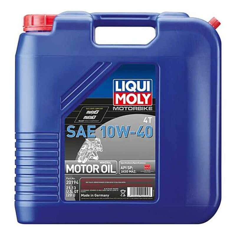 LIQUI MOLY — LIQUI MOLY 20L Motorbike 4T SAE 10W40 - view 2