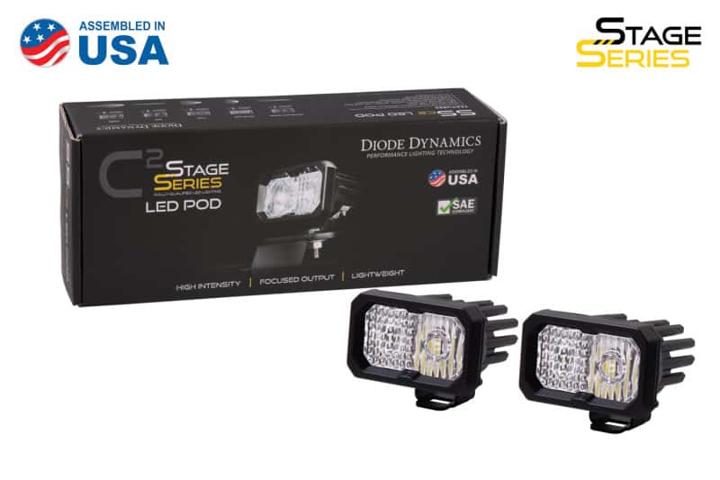 Diode Dynamics — Diode Dynamics Stage Series 2 In LED Pod Sport - White Driving Standard ABL (Pair) - view 4