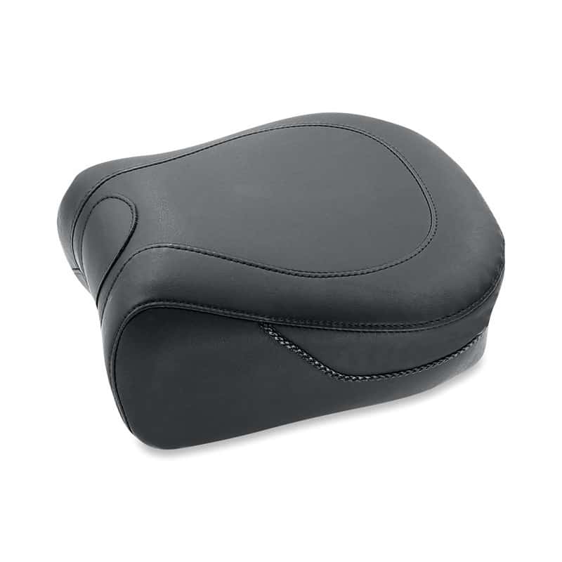 Mustang Motorcycle — Mustang 97-07 Harley Electra Glide, Rd Glide Lowdown Standard Touring Passenger Seat - Black - view 2