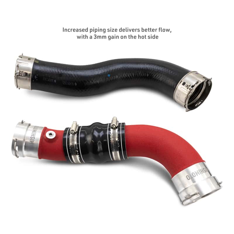 Mishimoto — Mishimoto 2024+ Toyota Tacoma Intercooler Pipe Kit - Red
Intercooler Pipe Set - view 4