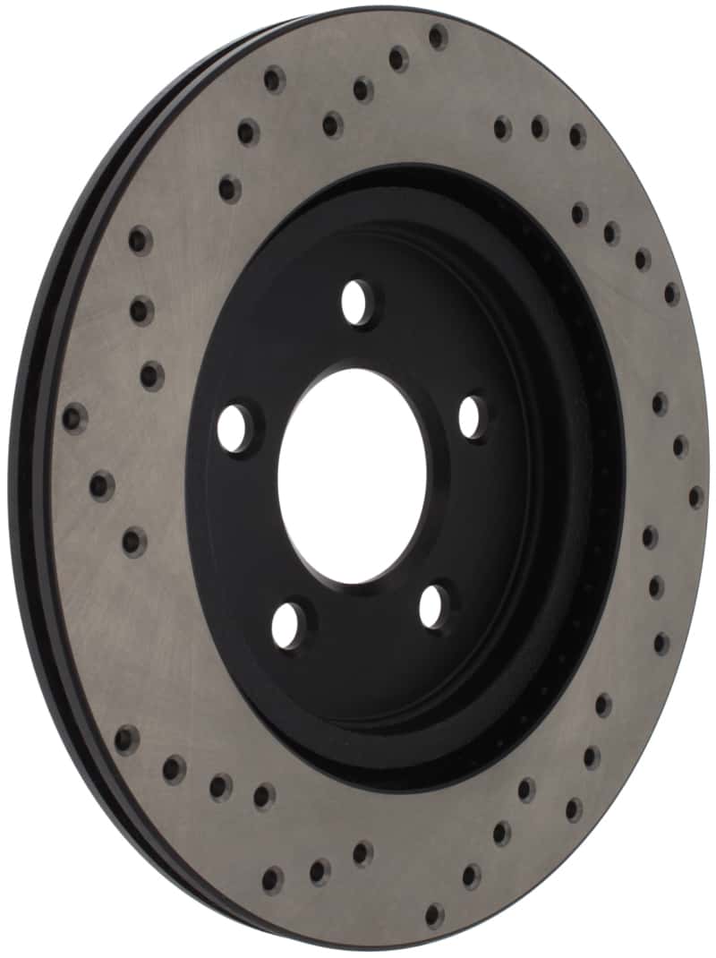 Stoptech — StopTech 05-10 Ford Mustang V6/4.0L / GT V8/4.6L Cross Drilled Left Rear Rotor
Cross Drilled Rotor
Disc Brake Rotor - view 1