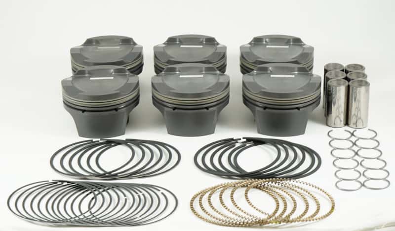 Mahle — Mahle MS BMW N54 B30 3.0L 84.50mm x 31.7mm CH 17.2cc 314g 10.3CR Pistons (Set of 6)
Engine Piston Set - view 1