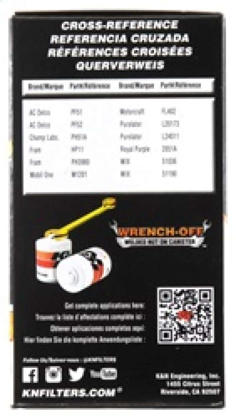 K&N Engineering — K&N Oil Filter OIL FILTER; AUTOMOTIVE - view 9