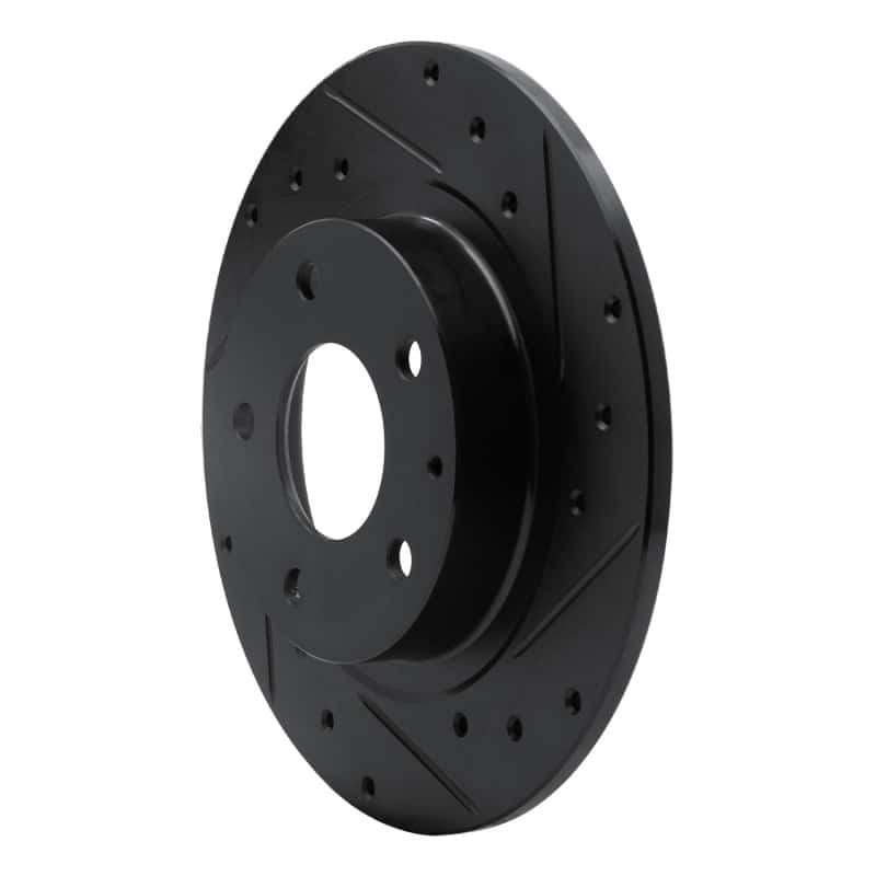 R1 Concepts — R1 14-21 Mazda 6 Rear Right Drilled & Slotted Black Brake Rotor
R1 Brake Rotor Drill - view 2