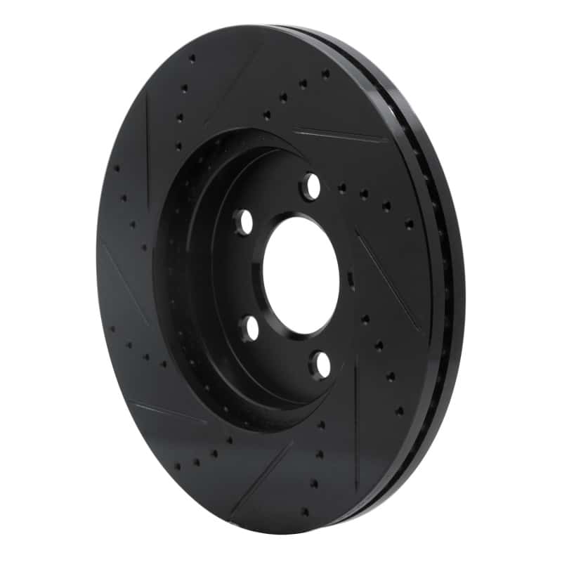 R1 Concepts — R1 03-11 Ford Crown Victoria Front Right Drilled & Slotted Black Brake Rotor
R1 Brake Rotor Drill - view 4