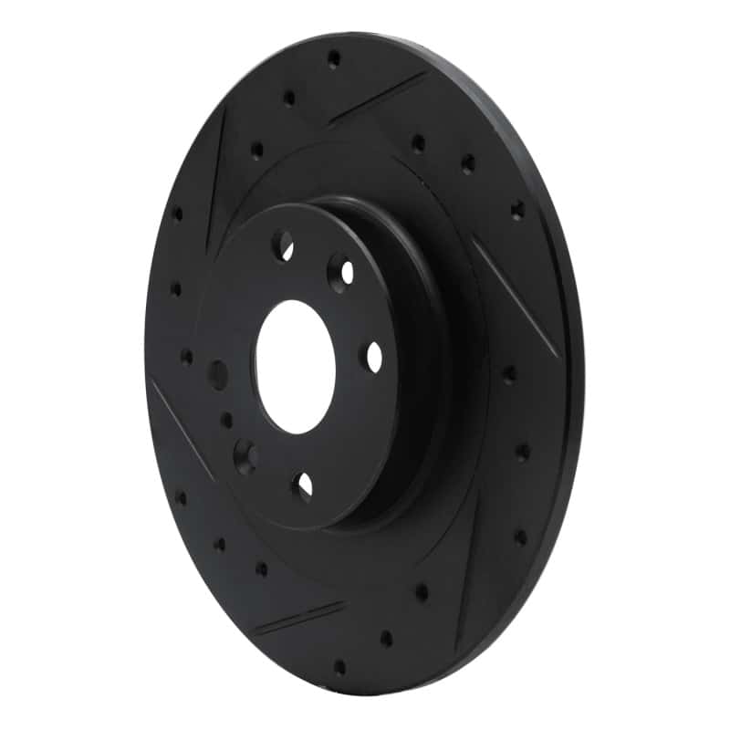 R1 Concepts — R1 01-05 Mazda Miata Rear Left Drilled & Slotted Black Brake Rotor
R1 Brake Rotor Drill - view 2