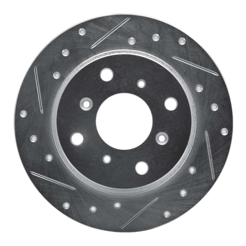R1 Concepts — R1 86-96 Acura Legend Rear Left Drilled & Slotted Silver Brake Rotor
R1 Brake Rotor Drill - view 1