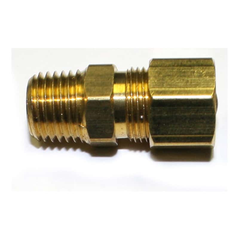 Nitrous Express — Nitrous Express 1/4 NPT Male x 3/8 Compression Straight
AdptFitting
Fitting - view 3