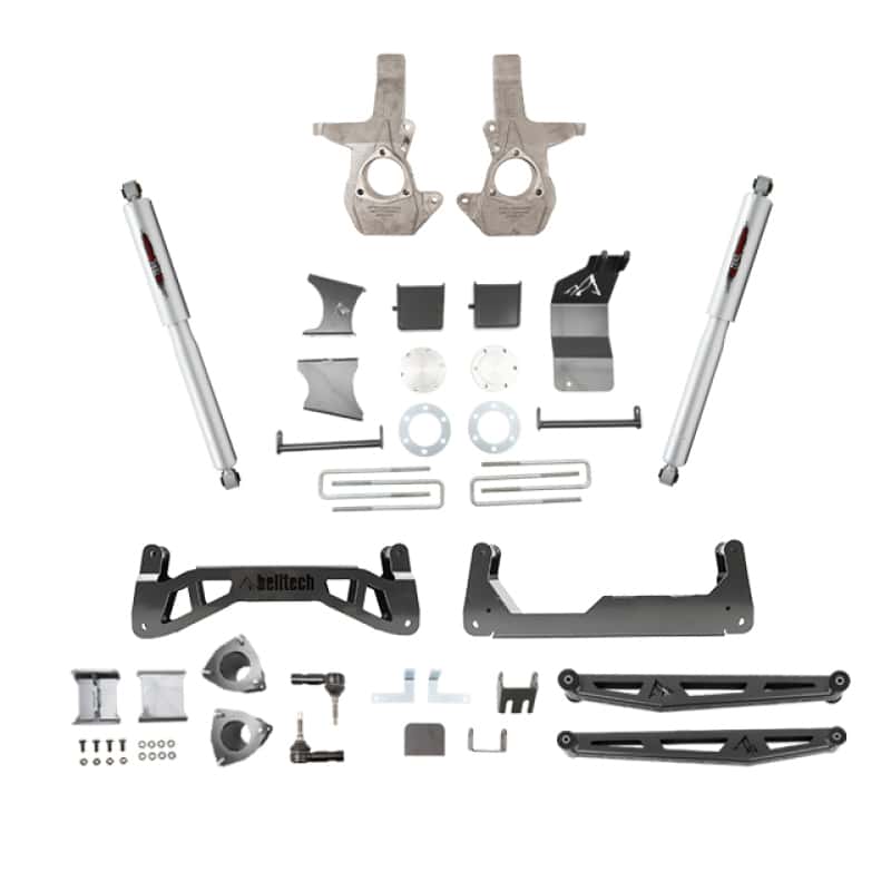 Belltech — Belltech 07-16 Chevrolet Silverado / GMC Sierra 1500 4WD 7-9in Suspension Lift Kit w/ Shocks
LIFT KIT - view 1