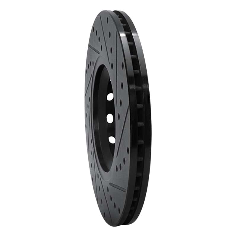 R1 Concepts — R1 97-06 Audi A6 (USA/Canada) Front Left Drilled & Slotted Black Brake Rotor
R1 Brake Rotor Drill - view 4