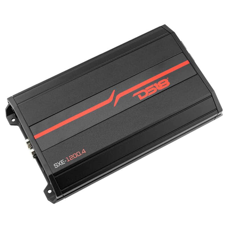 DS18 — DS18 4-Channel SXE Amplifier Class A|B 2x 200/4ohm Bridge 4 x 100/2ohm 4 x 60/4ohm Watts RMS- Black - view 4