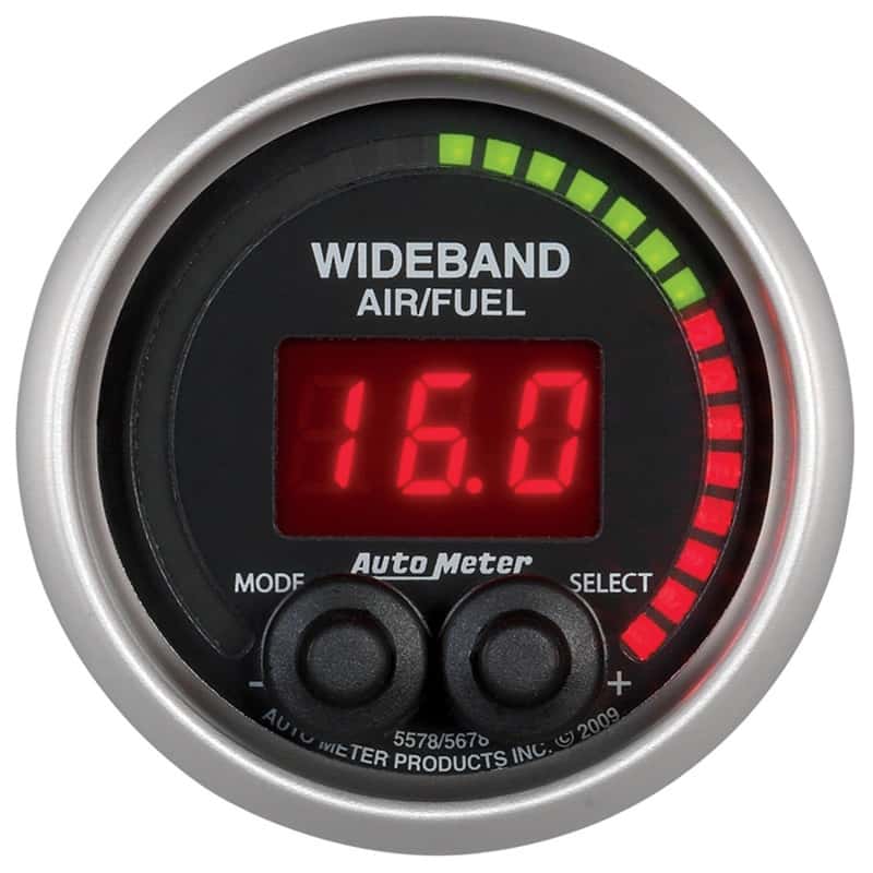 AutoMeter — Autometer Elite 52mm Wideband Air/Fuel Ratio PRO Kit
GA 2" WIDEBND AFR EL - view 1