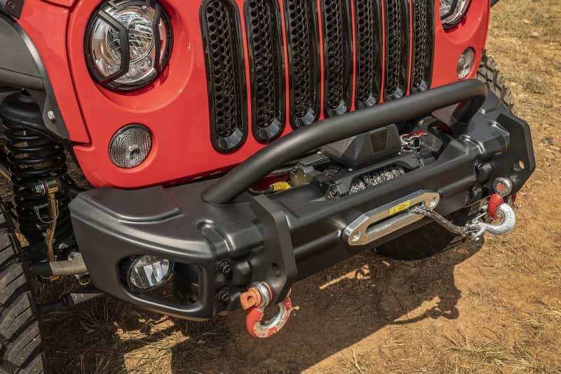 Rugged Ridge — Rugged Ridge Arcus Front Bumper Set W/ Overrider 2018 Jeep Wrangler JK
OFFROAD_BUMPERS
Bumper- Front - view 7