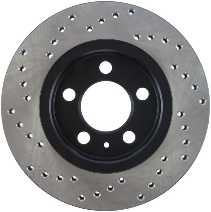 Stoptech — StopTech 03-05 VW Golf GTi (vented rear discs) Drilled Left Rear Rotor
Cross Drilled Rotor
Disc Brake Rotor - view 2