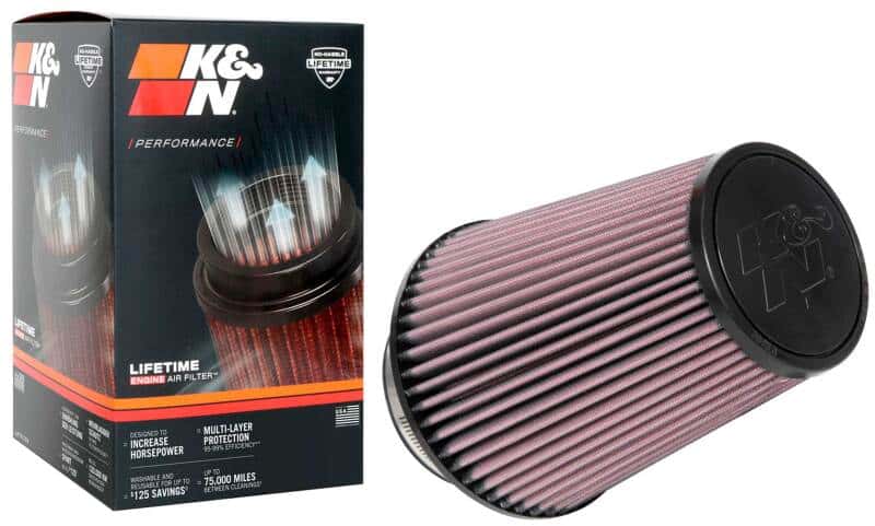 K&N Engineering — K&N Universal Clamp-On Air Filter 4in FLG / 6-1/2in B / 4-1/2in T / 8in H
Universal Clamp-On A
Clamp-on Air Filter - view 6