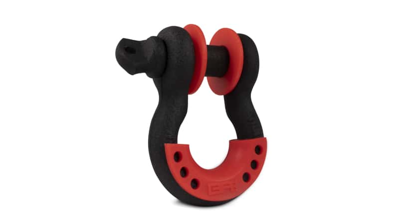 Body Armor 4x4 — Body Armor 4x4 3/4in Black D-Ring with Red Isolators Single
D-Ring - view 4