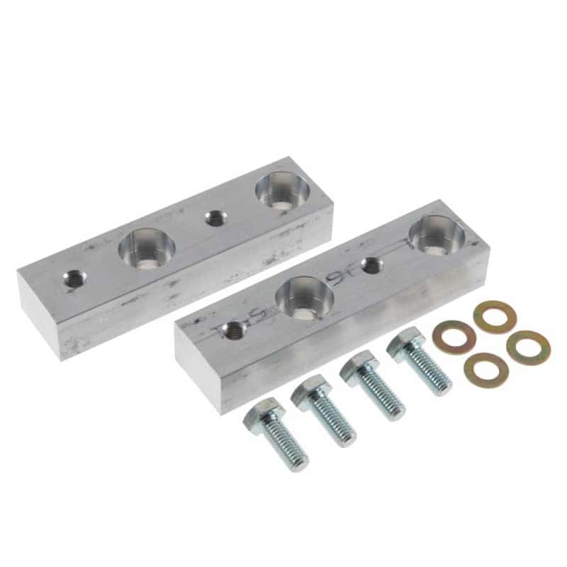 Synergy Mfg — Synergy 07-18 Jeep Wrangler JK/JKU Rear Sway Bar Drop Bracket Kit Billet Alum 1.0in Drop - view 1