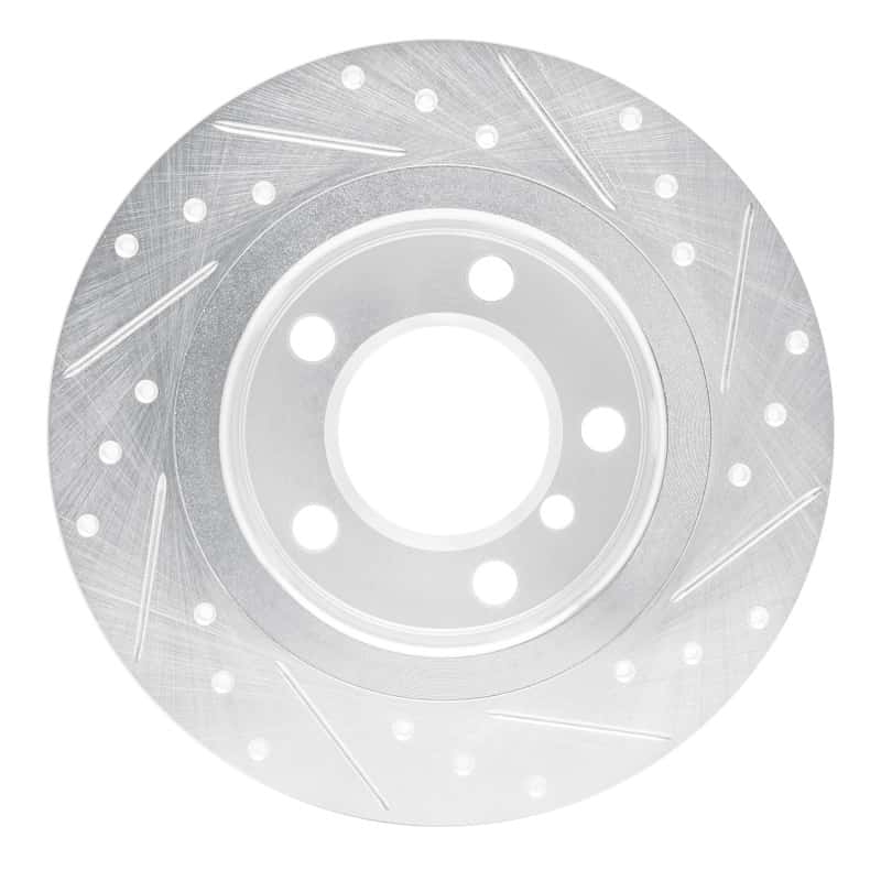 R1 Concepts — R1 11-16 Mini Cooper Paceman Rear Left Drilled & Slotted Silver Brake Rotor
R1 Brake Rotor Drill - view 5