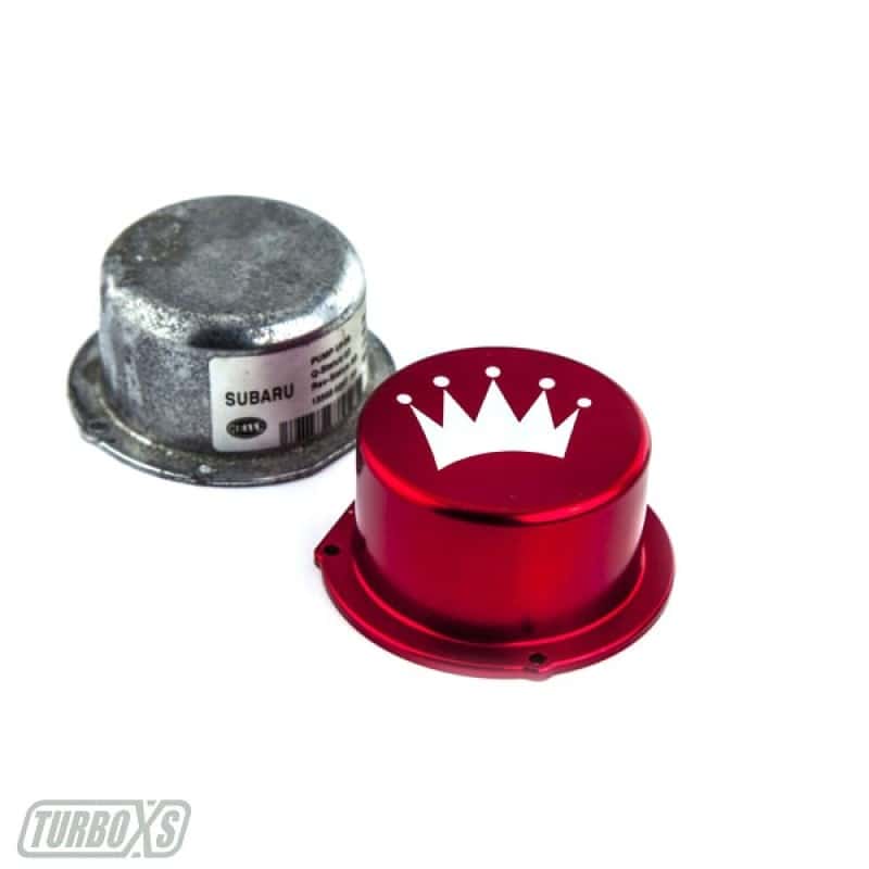 Turbo XS — Turbo XS 15-16 Subaru WRX Billet Aluminum Vacuum Pump Cover - Red
Vacuum Pump Cover - view 3