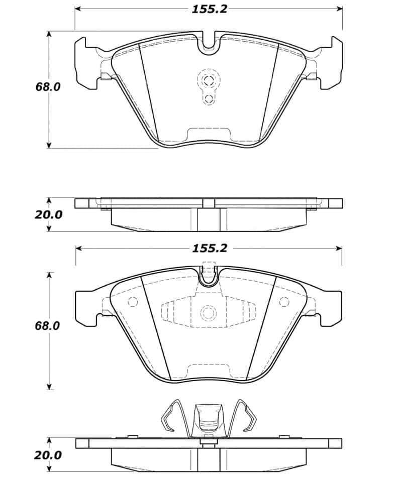 Stoptech — StopTech Street Touring Brake Pads
Brake Pads W/Hrdwr - view 1