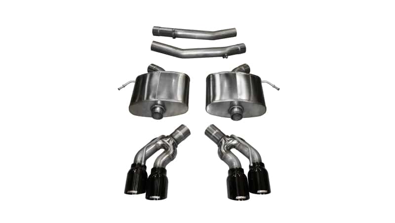 CORSA Performance — Corsa 2016-2019 Cadillac CTS V 6.2L V8 2.75in Black Sport Axle-Back Exhaust
Exhaust - view 1