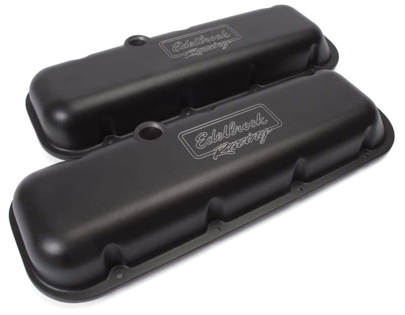 Edelbrock — Edelbrock Valve Cover Victor Series Chevrolet 1965 and Later 396-502 V8 Low Black
ELITE - view 4