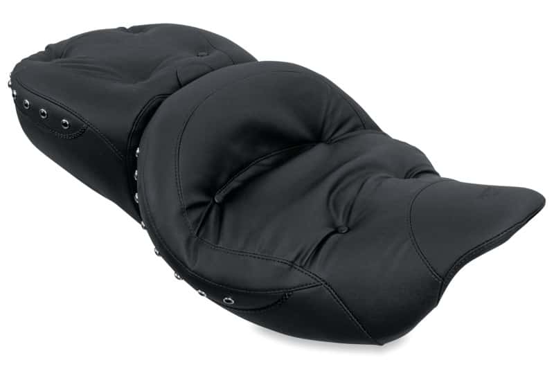 Mustang Motorcycle — Mustang 08-21 Harley Electra Glide,Rd Glide, Rd King, Str Glide Touring 1PC Seat Regal - Black - view 1