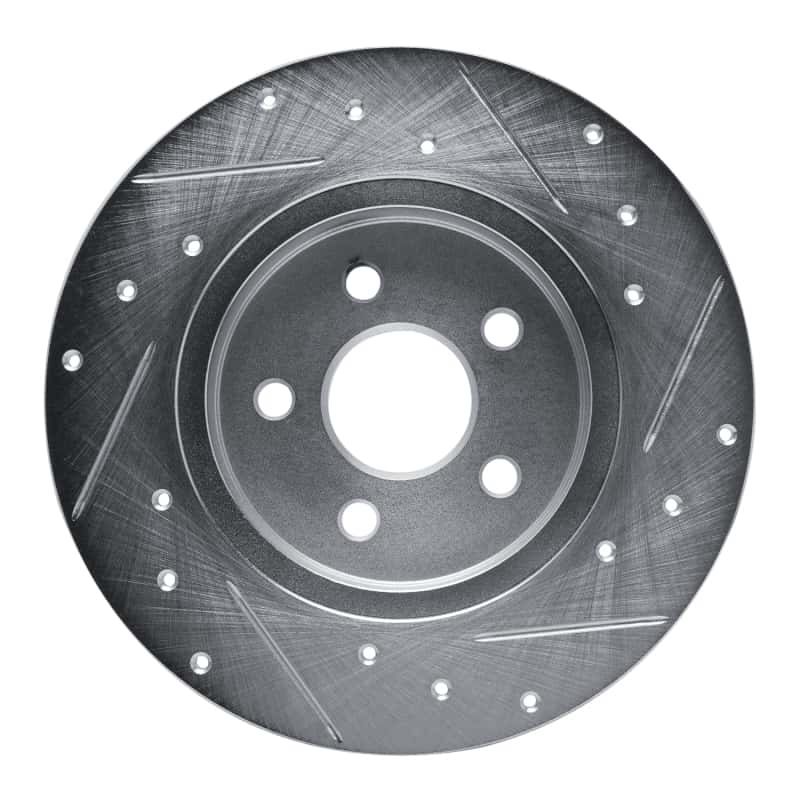 R1 Concepts — R1 87-91 Chrysler TC Maserati Rear Left Drilled & Slotted Silver Brake Rotor
R1 Brake Rotor Drill - view 10