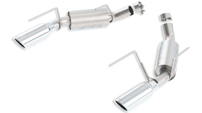 Borla — Borla 05-09 Mustang GT/Bullitt 4.6L 8cyl Aggressive ATAK Exhaust (rear section only)
Axle-Back System
ExhstSysKt - view 2
