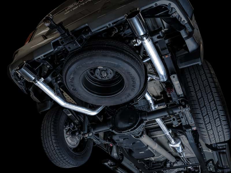AWE Tuning — AWE Tuning 4th Gen GM 1500 5.3L 0FG Catback Split Rear Exit (Flat Bumper) - Dual Diamond Tips
0FG Catback - view 8