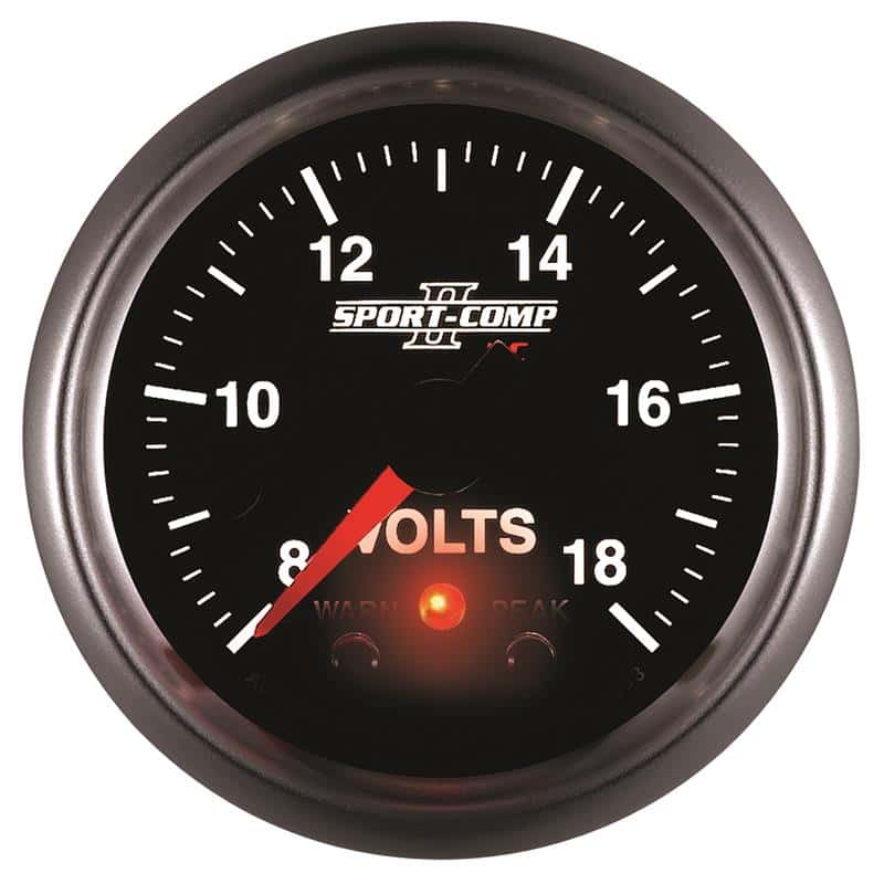 AutoMeter — Autometer Sport-Comp II 2-1/16in Digital Voltmeter Gauge - 18V
2-1/16" VOLTMETER, 8 - view 5