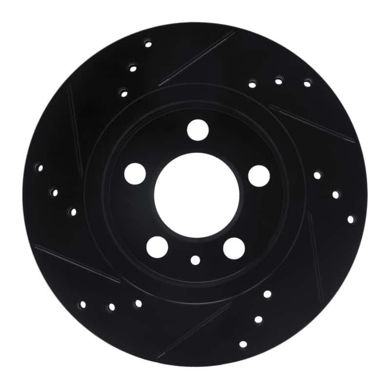 R1 Concepts — R1 00-06 Audi TT Quattro Rear Right Drilled & Slotted Black Brake Rotor
R1 Brake Rotor Drill - view 5