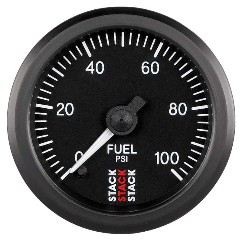 AutoMeter — Autometer Stack 52mm 0-100 PSI 1/8in NPTF Male Pro Stepper Motor Fuel Pressure Gauge - Black
Ga FP Stpr Bk 100psi - view 1